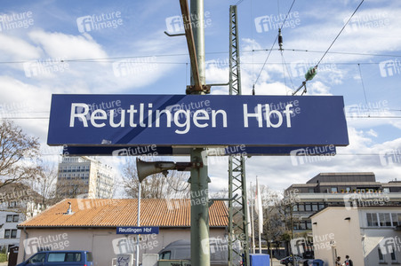 Der Hauptbahnhof in Reutlingen