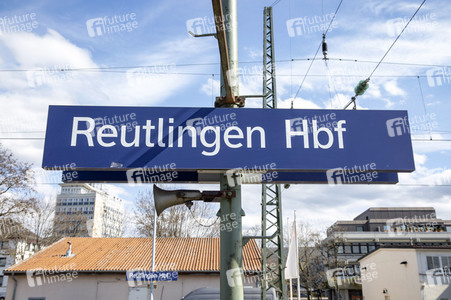 Der Hauptbahnhof in Reutlingen