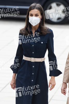 Letizia von Spanien im Ministerium für Industrie und Wirtschaft in Madrid