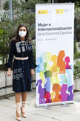 Letizia von Spanien im Ministerium für Industrie und Wirtschaft in Madrid