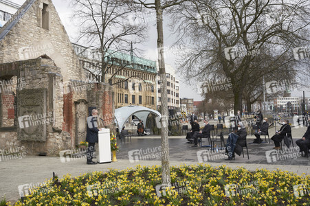 Gedenkveranstaltung für die Opfer der Corona-Pandemie in Hannover