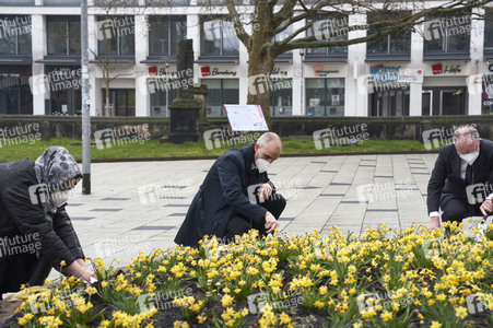 Gedenkveranstaltung für die Opfer der Corona-Pandemie in Hannover
