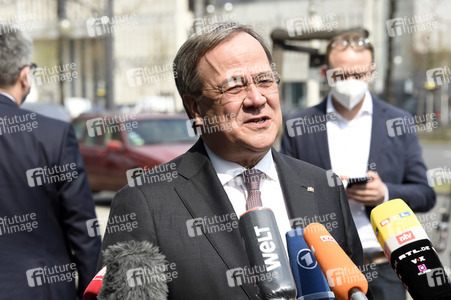 Pressestatement von Armin Laschet in Berlin