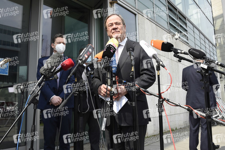 Pressestatement von Armin Laschet in Berlin