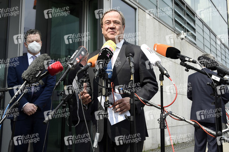 Pressestatement von Armin Laschet in Berlin