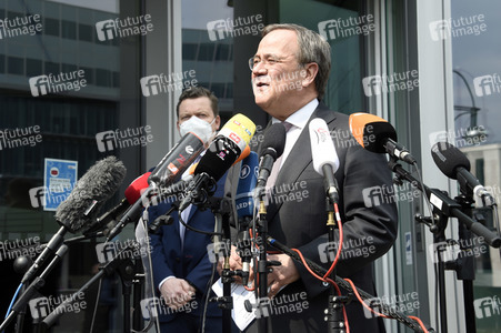 Pressestatement von Armin Laschet in Berlin