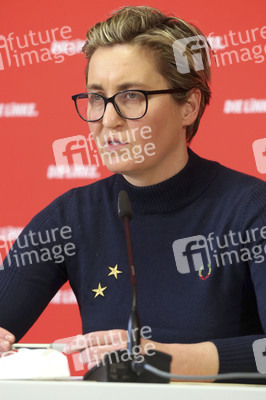 Pressekonferenz mit Susanne Hennig-Wellsow in Berlin