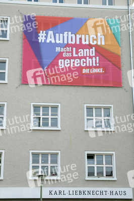Pressekonferenz mit Susanne Hennig-Wellsow in Berlin
