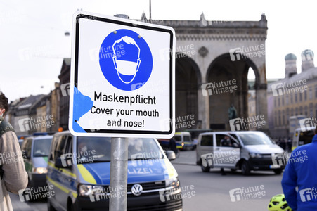 Demonstration gegen die bundesweite Verschärfung des Infektionsschutzgesetzes in München