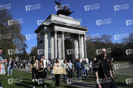 Corona-Demo in London