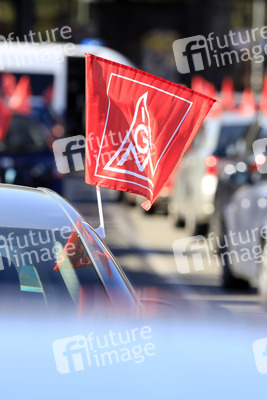 Aktion der IG-Metall 'Gleiche Arbeit - gleicher Lohn' in Berlin