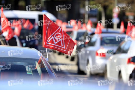 Aktion der IG-Metall 'Gleiche Arbeit - gleicher Lohn' in Berlin