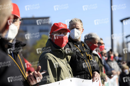 Aktion der IG-Metall 'Gleiche Arbeit - gleicher Lohn' in Berlin