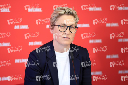 Pressekonferenz mit Susanne Hennig-Wellsow in Berlin