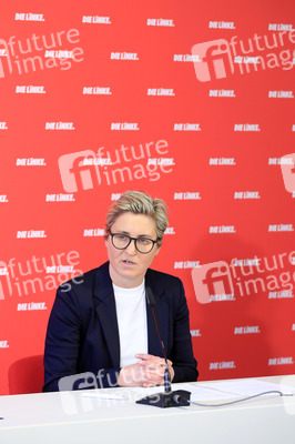Pressekonferenz mit Susanne Hennig-Wellsow in Berlin