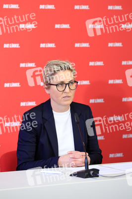 Pressekonferenz mit Susanne Hennig-Wellsow in Berlin
