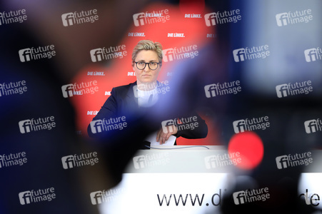 Pressekonferenz mit Susanne Hennig-Wellsow in Berlin