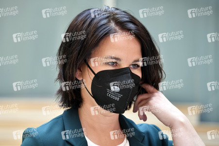 Pressestatement mit Annalena Baerbock in Berlin