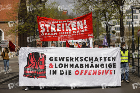 Demonstrationen am 1. Mai 2021 in Berlin