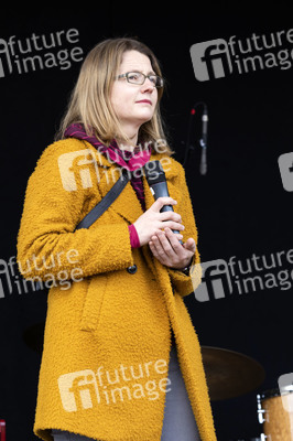 1. Mai Kundgebung der Partei Die Linke in Dresden