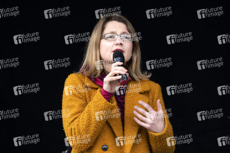 1. Mai Kundgebung der Partei Die Linke in Dresden