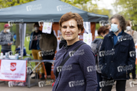 1. Mai Kundgebung der Partei Die Linke in Dresden