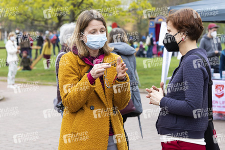 1. Mai Kundgebung der Partei Die Linke in Dresden