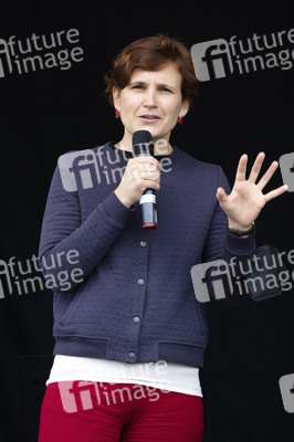 1. Mai Kundgebung der Partei Die Linke in Dresden