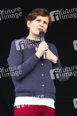 1. Mai Kundgebung der Partei Die Linke in Dresden