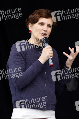 1. Mai Kundgebung der Partei Die Linke in Dresden