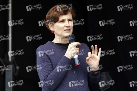 1. Mai Kundgebung der Partei Die Linke in Dresden