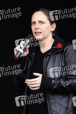 1. Mai Kundgebung der Partei Die Linke in Dresden