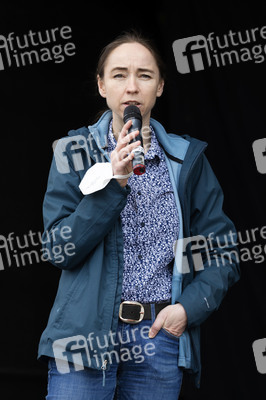 1. Mai Kundgebung der Partei Die Linke in Dresden