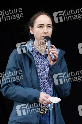1. Mai Kundgebung der Partei Die Linke in Dresden
