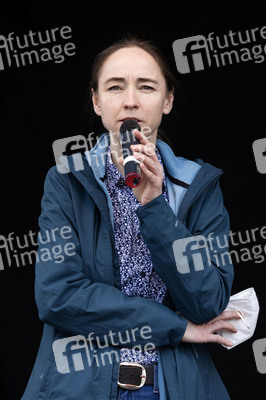 1. Mai Kundgebung der Partei Die Linke in Dresden