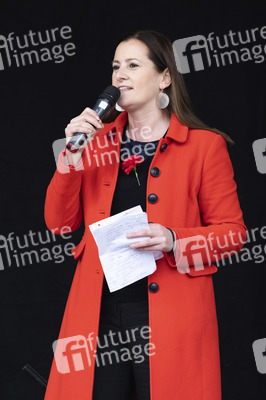 1. Mai Kundgebung der Partei Die Linke in Dresden