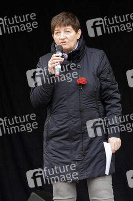 1. Mai Kundgebung der Partei Die Linke in Dresden