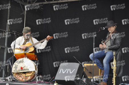 1. Mai Kundgebung der Partei Die Linke in Dresden