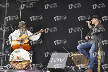 1. Mai Kundgebung der Partei Die Linke in Dresden