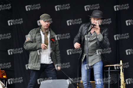 1. Mai Kundgebung der Partei Die Linke in Dresden