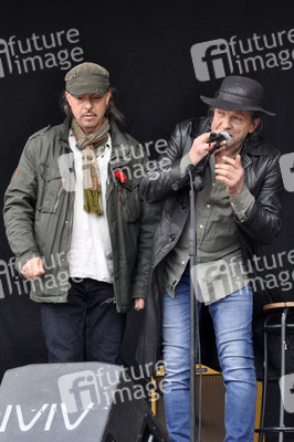 1. Mai Kundgebung der Partei Die Linke in Dresden