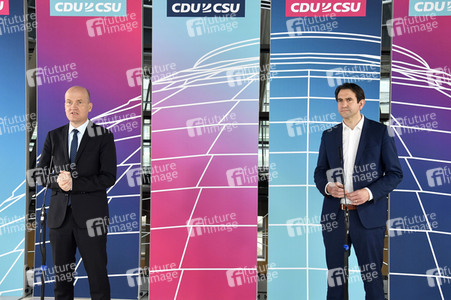 Pressestatement der CDU/CSU in Berlin