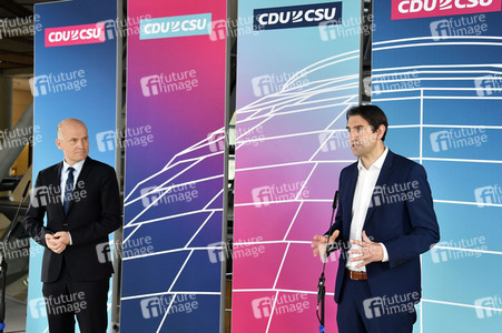 Pressestatement der CDU/CSU in Berlin