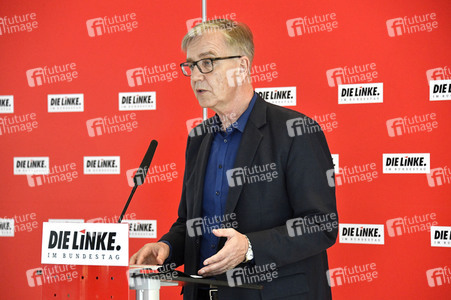 Pressestatement der Partei Die Linke in Berlin