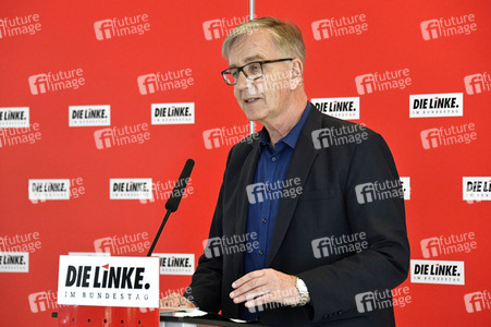 Pressestatement der Partei Die Linke in Berlin
