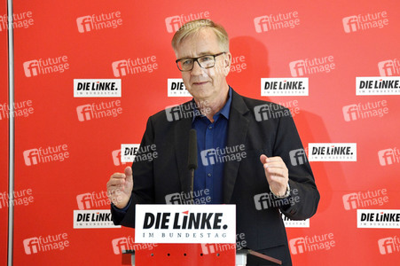 Pressestatement der Partei Die Linke in Berlin
