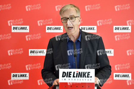 Pressestatement der Partei Die Linke in Berlin