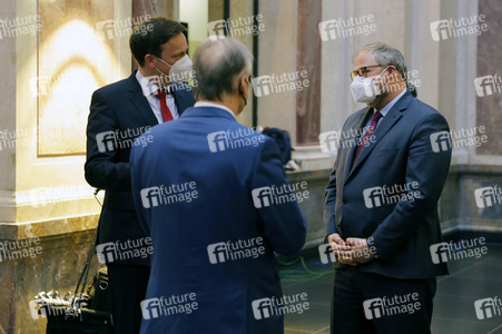 Fototermin mit Ronan Le Gleut im Bundesrat in Berlin