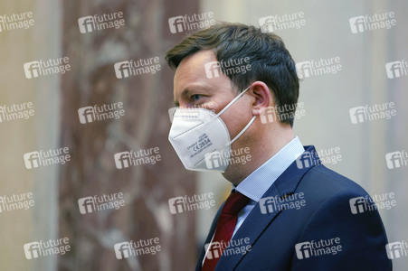 Fototermin mit Ronan Le Gleut im Bundesrat in Berlin
