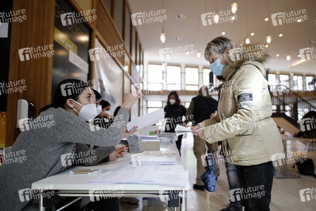 Sonderimpfaktion in der Ditib Moschee in Köln